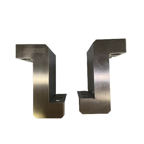 CNC machined Bent Support Bracket, Aluminum 6061