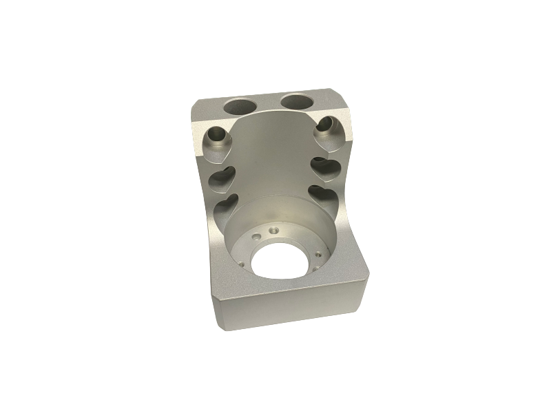 CNC machined equipment mount base aluminum 6061