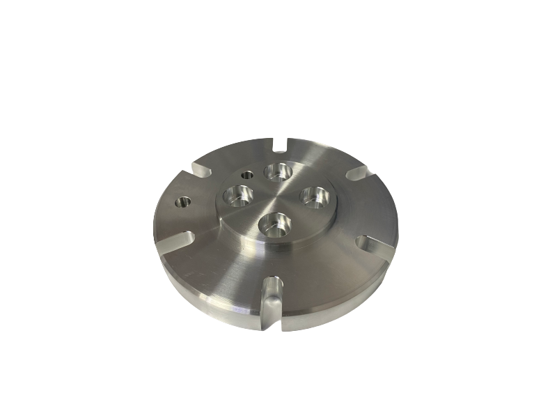 CNC machined flange disc aluminum 7075