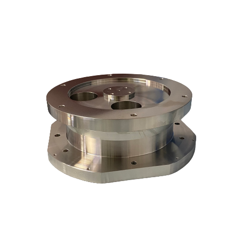 CNC machined Hydraulic Cylinder Flange, Aluminum 6061