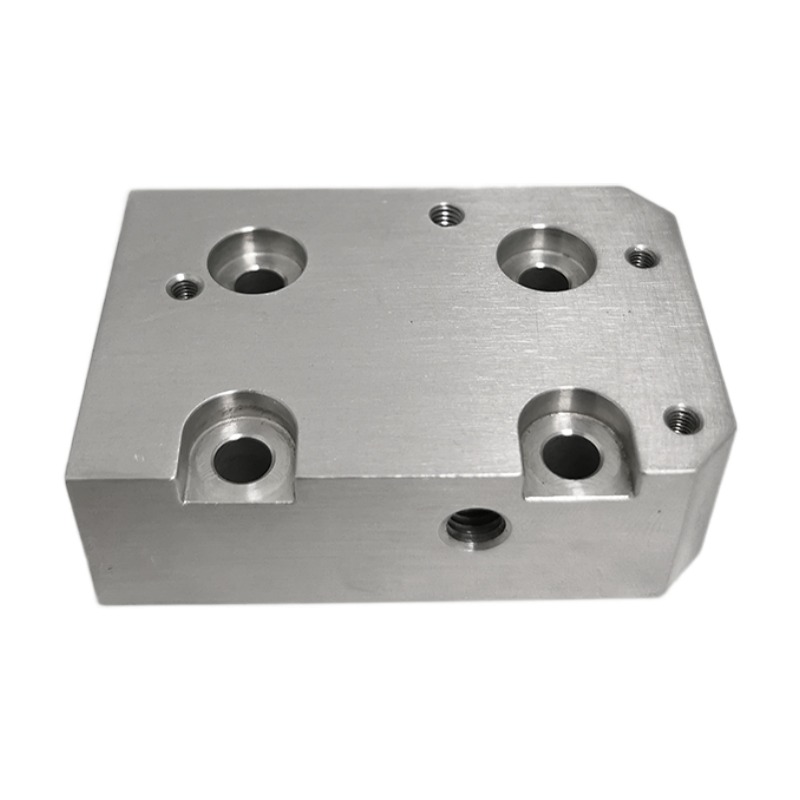 CNC machined Hydraulic Valve Block, Aluminum 6061