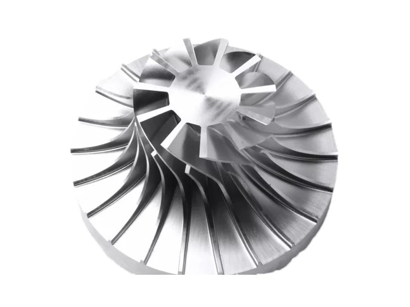 CNC machined impeller aluminum 7075