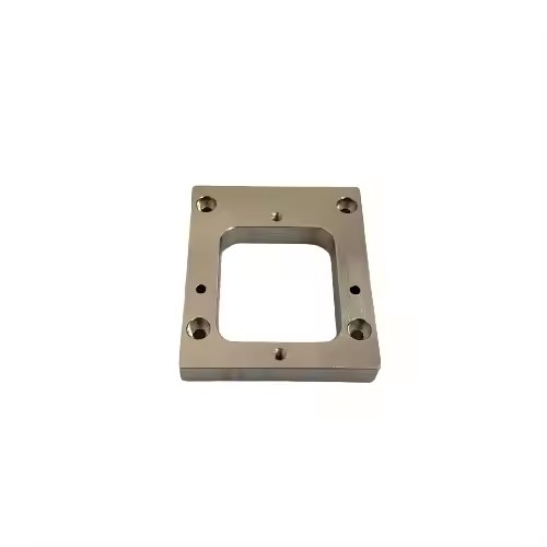 CNC machined Square Flange Housing, Aluminum 6061